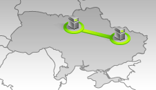 Географический кластер серверов - Украина